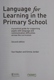 Cover of Language for learning in the primary school by Sue Hayden