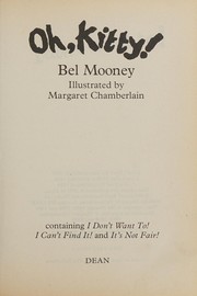 Cover of Oh Kitty! by Bel Mooney