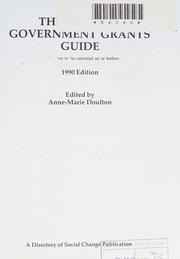 Cover of The Central Government Grants Guide by Anne-Marie Doulton