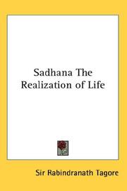Cover of Sadhana The Realization of Life by Rabindranath Tagore