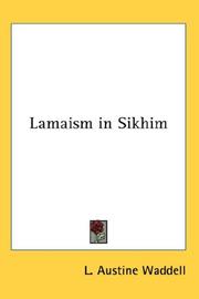 Front cover of Lamaism in Sikhim by L. A. Waddell