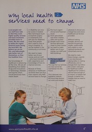 Front cover of A picture of health by Great Britain. National Health Service