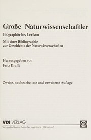 Front cover of Grosse Naturwissenschaftler by Fritz Krafft