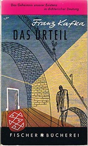 Cover of Das Urteil und andere Erzählungen by Franz Kafka