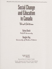 Front cover of Social Change and Education in Canada by Ratna Ghosh