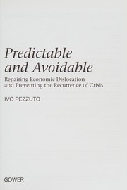 Cover of Predictable and Avoidable by Ivo Pezzuto