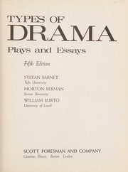 Front cover of Types of drama by Sylvan Barnet