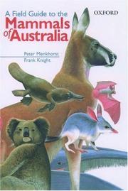 Cover of A field guide to the mammals of Australia by Peter Menkhorst