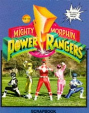 Front cover of Mighty Morphin Power Rangers Scrapbook (Mighty Morphin Power Rangers) by Nancy E. Krulik