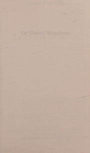 Cover of Le grand Meaulnes by Alain-Fournier