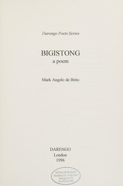 Cover of Bigistong by Mark de Brito