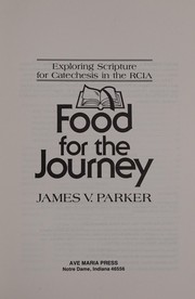 Front cover of Food for the journey by James V. Parker