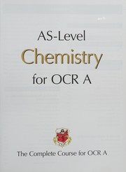 Front cover of AS-level chemistry for OCR A by Antonio Angelosanto