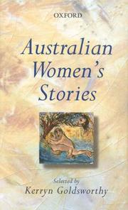 Cover of Australian Women's Stories by Kerryn Goldsworthy