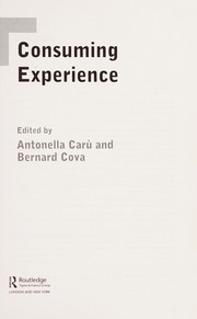 Cover of Consuming experience by Bernard Cova
