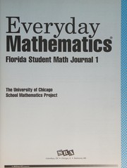 Front cover of Everyday mathematics by SRA/McGraw-Hill
