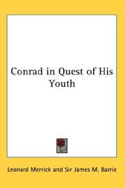 Front cover of Conrad in quest of his youth by Merrick, Leonard
