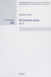 Front cover of Na łamach prasy by Bogusław Kubiak