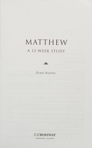 Cover of Matthew by Drew Hunter