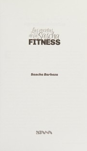 Front cover of Las recetas de @SaschaFitness by Sascha Barboza