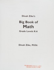 Front cover of Big Book of Math by Dinah Zike