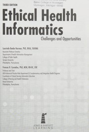 Front cover of Ethical Health Informatics by Laurinda Beebe Harman
