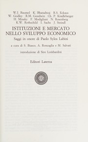 Front cover of Istituzioni e mercato nello sviluppo economico by Paolo Sylos Labini
