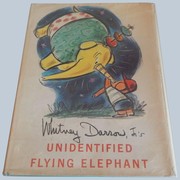Front cover of Whitney Darrow, Jr.'s, Unidentified flying elephant by Robert Kraus