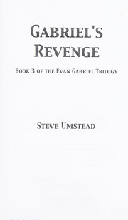 Cover of Gabriel's revenge by Steve Umstead