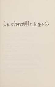 Front cover of La chenille à poil et autres contes by Réjane Charpentier
