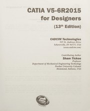 Front cover of CATIA V5-6R2015 for Designers by Sham Tickoo