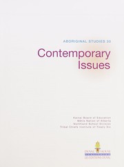 Front cover of Contemporary issues by Kainai Board of Education