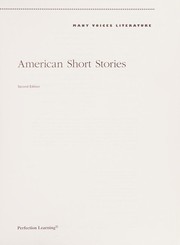 Front cover of American short stories by Perfection Learning (Firm)