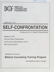 Cover of Self-Confrontation by John C. Broger