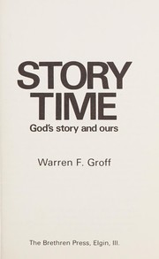 Front cover of God's story--and ours! by Warren F. Groff