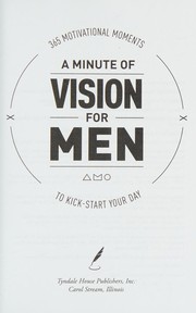 Front cover of Minute of Vision for Men by Roger Patterson
