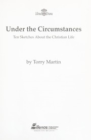 Cover of Under the Circumstances by Torry Martin