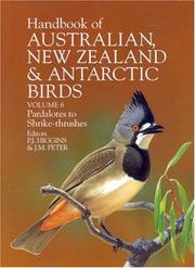 Front cover of Handbook of Australian, New Zealand & Antarctic birds by P. J. Higgins