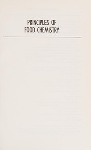 Front cover of Principles of food chemistry by J. M. Deman