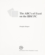 Front cover of The ABC's of Excel on the IBM PC by Douglas Hergert