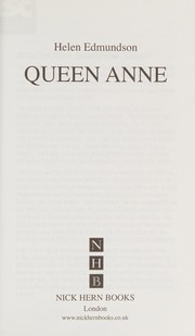 Cover of Queen Anne by Helen Edmundson