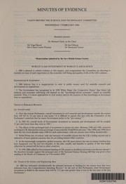 Cover of The Government's expenditure on research and development by Great Britain. Parliament. House of Commons. Science and Technology Committee.
