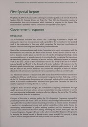 Front cover of Forensic science on trial by Great Britain. Parliament. House of Commons. Select Committee on Science and Technology