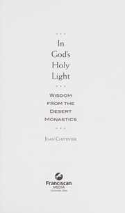 Cover of In God's holy light by Joan Chittister