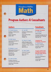 Cover of Houghton Mifflin Mathmatics Georgia by Houghton Mifflin Company Staff