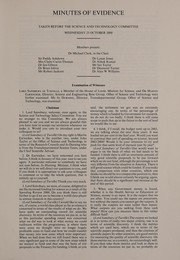 Cover of The science budget by Great Britain. Parliament. House of Commons. Science and Technology Committee.