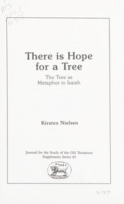 Front cover of There is hope for a tree by Kirsten Nielsen