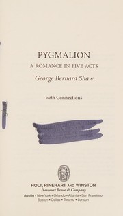 Front cover of Pygmalion with Connections by George Bernard Shaw