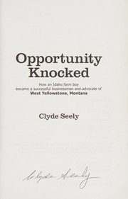 Cover of Opportunity Knocked by Clyde Seely
