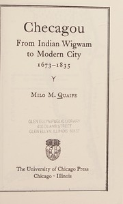 Cover of Checagou by Milo Quaife